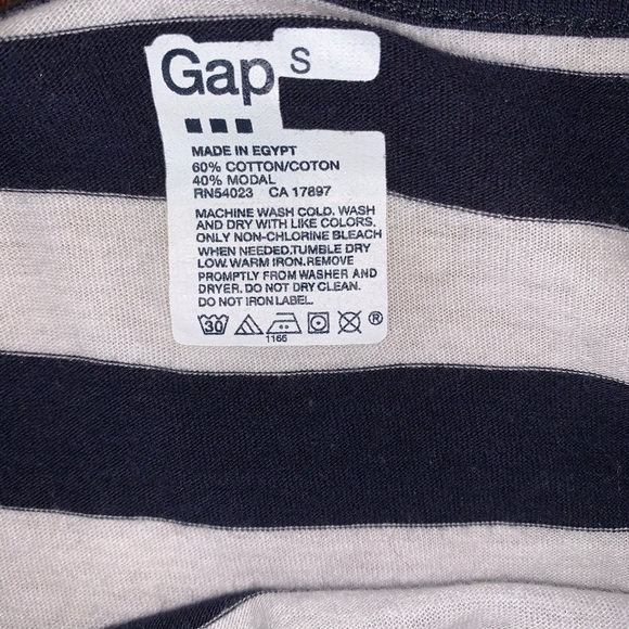 5/$35 💥Gap Boatneck  Stripe Long Sleeve Top - Picture 6 of 7